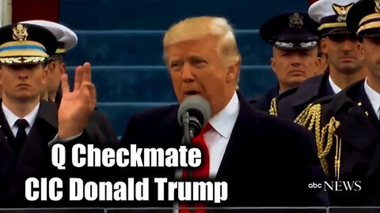 Q Checkmate 'CIC Donald Trump' - White Hats Earthalliance Military with Q & Anons