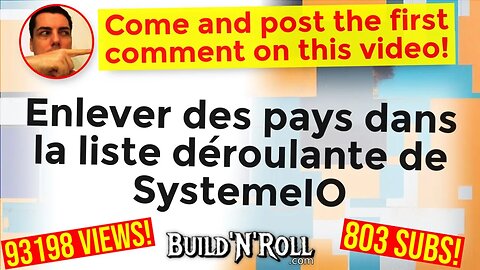 Enlever des pays dans la liste déroulante de SystemeIO