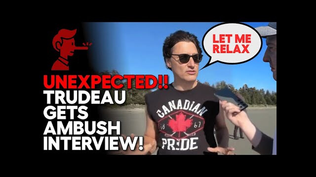 Trudeau CONFRONTED By Reporter During Tofino Vacation!