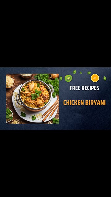 Free Chicken Biryani Recipe 🍚🍗🌿