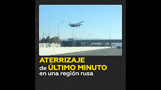 Avioneta realiza un aterrizaje de emergencia en Rusia