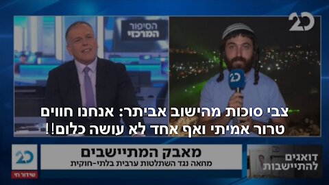 צבי סוכות: אתמול קיבלנו מסר רשמי מצהל – רוצים לפנות אותנו בשל הטרור המופעל כלפינו!!