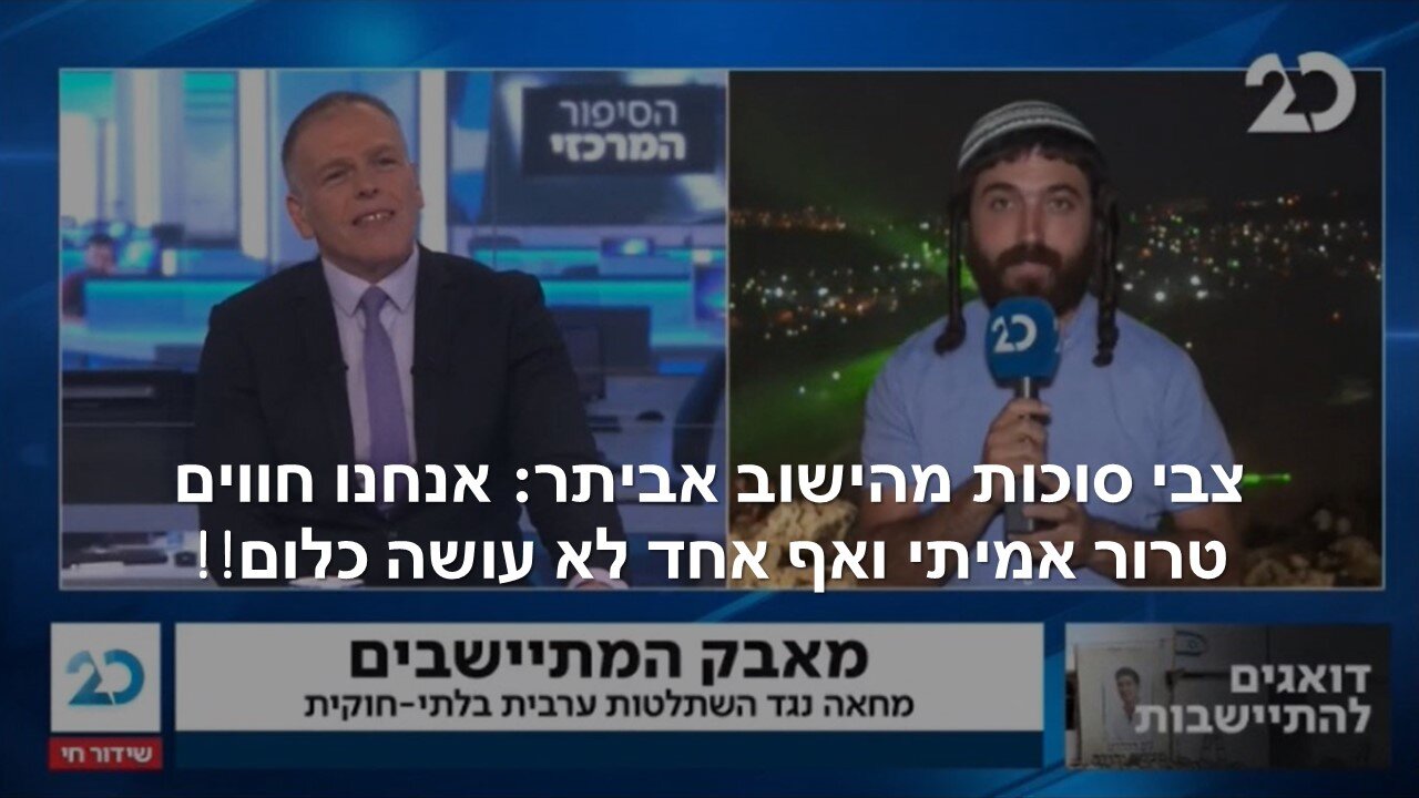 צבי סוכות: אתמול קיבלנו מסר רשמי מצהל – רוצים לפנות אותנו בשל הטרור המופעל כלפינו!!