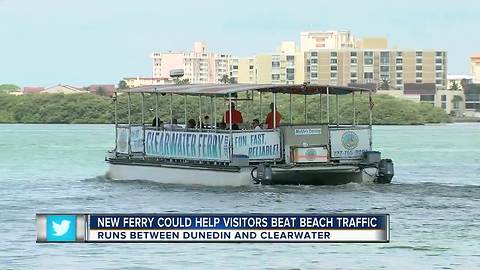 Ferry from Dunedin to Clearwater beach hopes to help traffic issues