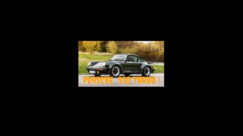 The Porsche 930 classic