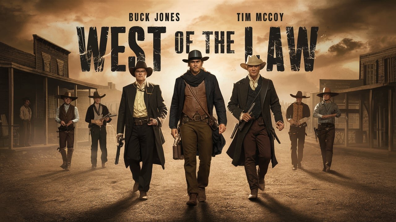 THE ROUGH RIDERS, WEST OF THE LAW (1942) Buck Jones, Tim McCoy & Raymond Hatton | Western