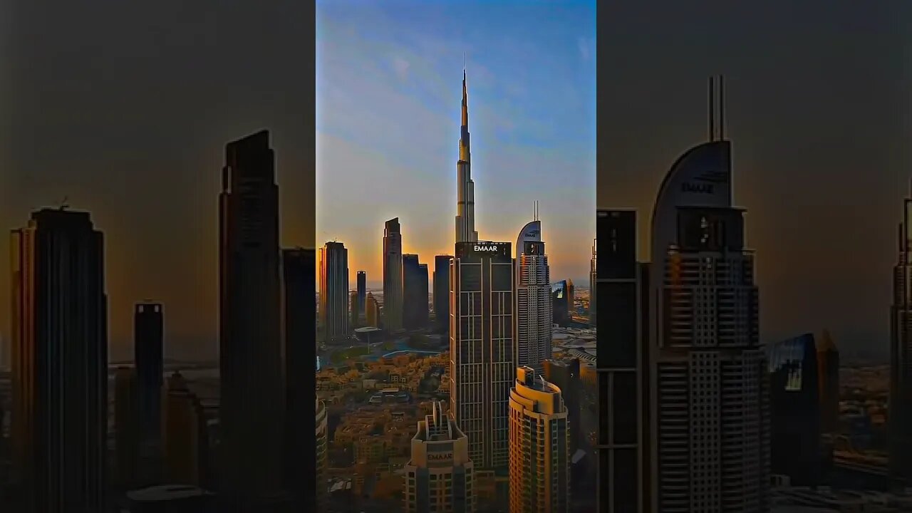 burj khalifa attraction on heart Love you dubai so beautiful ❤️ amazing Dubai #dubai #drone #explore