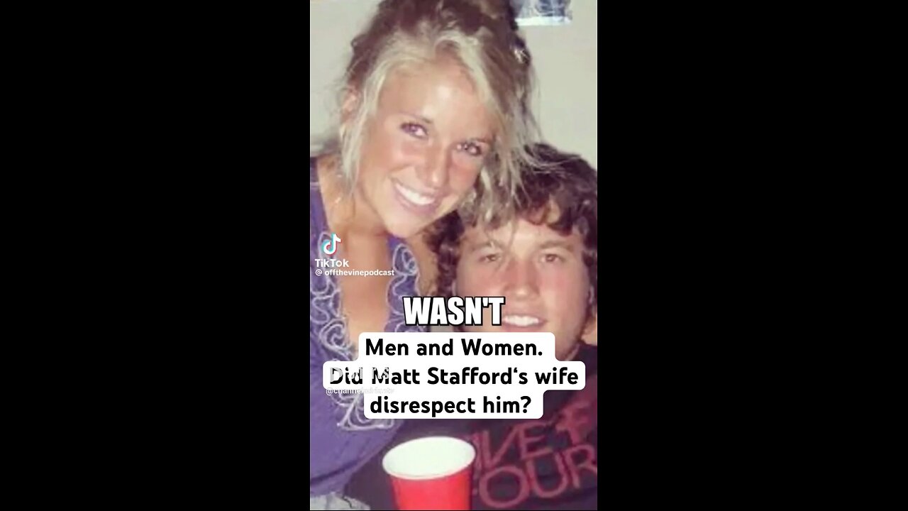 Men and Women. Did Matt Stafford‘s wife disrespect him? #shorts #dating #relationship #marriedlife