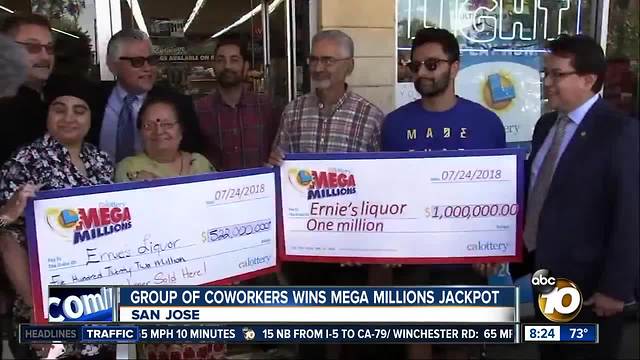 Santa Clara County co-workers win $543-million Mega Millions drawing