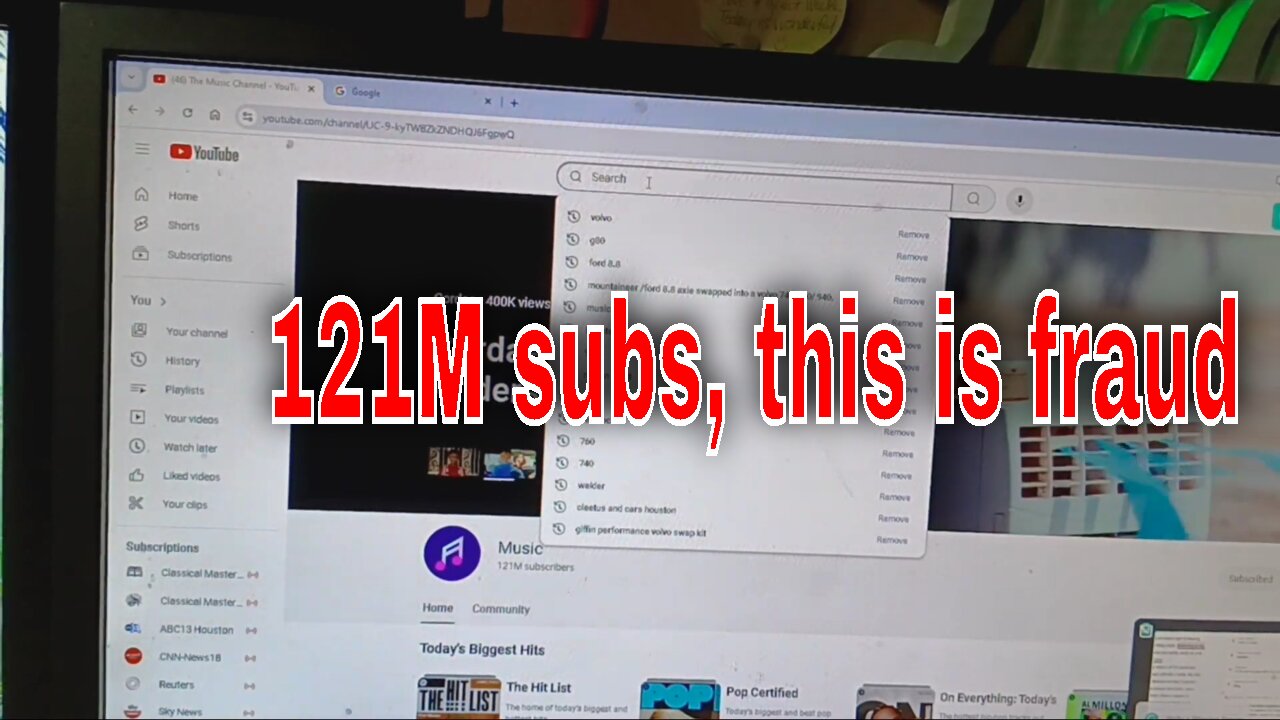 I'm charging YouTube With a Felony.