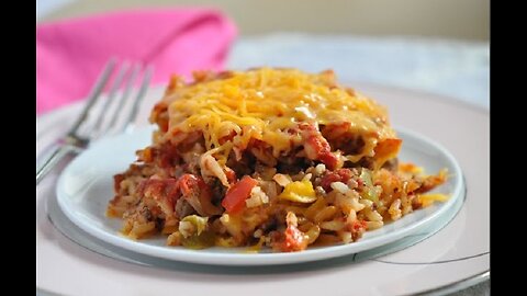 Stuffed Peppers Casserole for Quick Dinner - Arthritis Diet Recipe