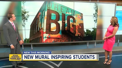 'Dream Big' mural inspires students at Mort Elementary