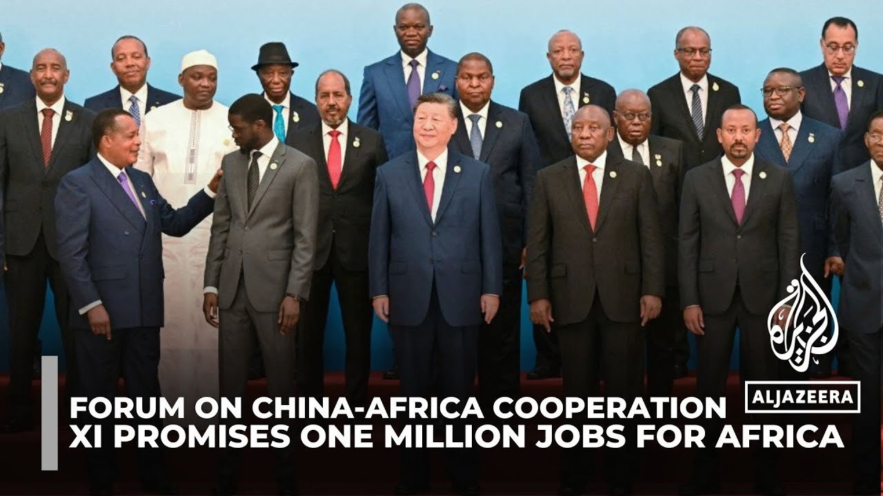 China's Xi promises one million jobs for Africa