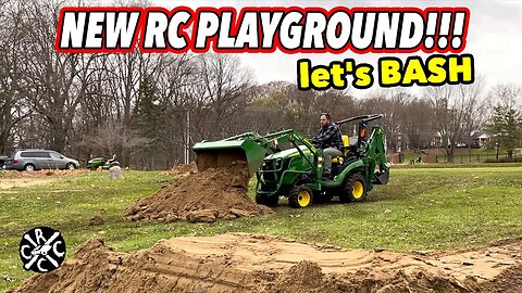 Building A New RC Playground At The House! Ripping An ARRMA Talion EXB