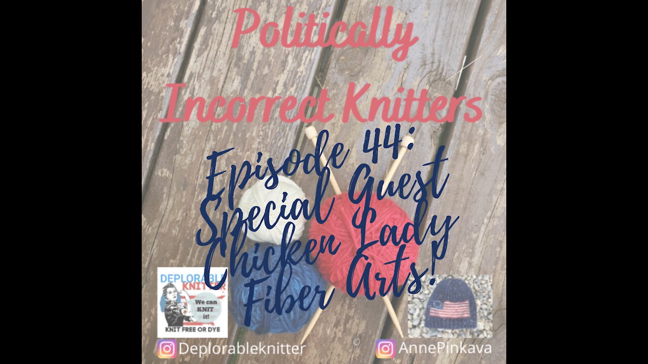 Episode 44: Special Guest, Lynne from Chicken Lady Fiber Arts!