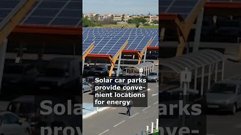 Turning Car Parks into Solar Farms: Unlocking the Potential of Renewable Energy #news #short #shorts