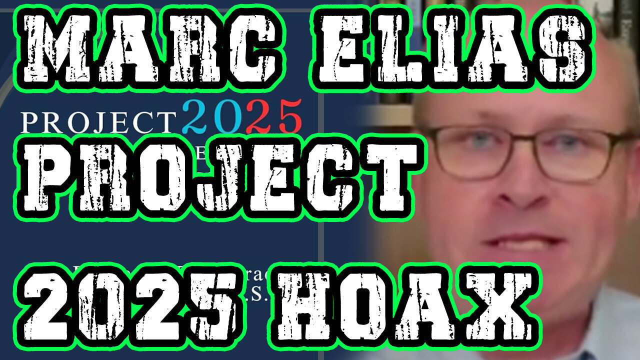 Project 2025 is a New Hoax by Marc Elias