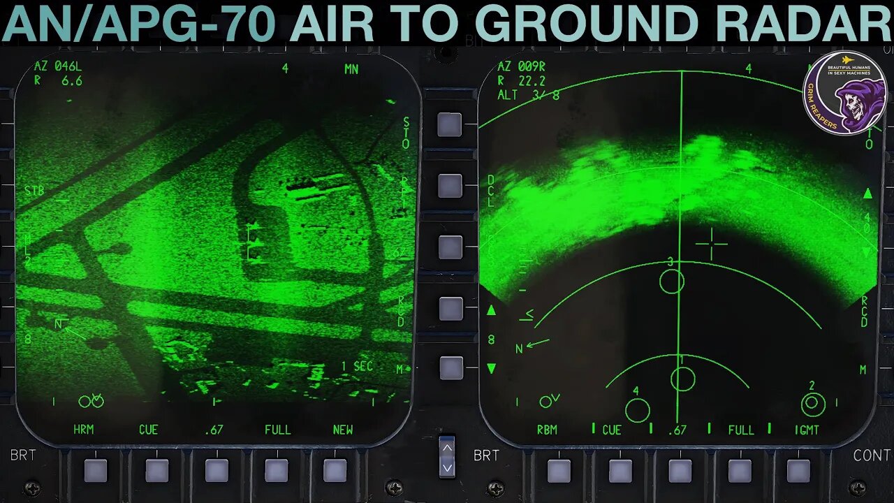 F-15E Strike Eagle: Air To Ground Radar Functionality (RBM, GMT, HRM, PVU & AGR Modes) | DCS