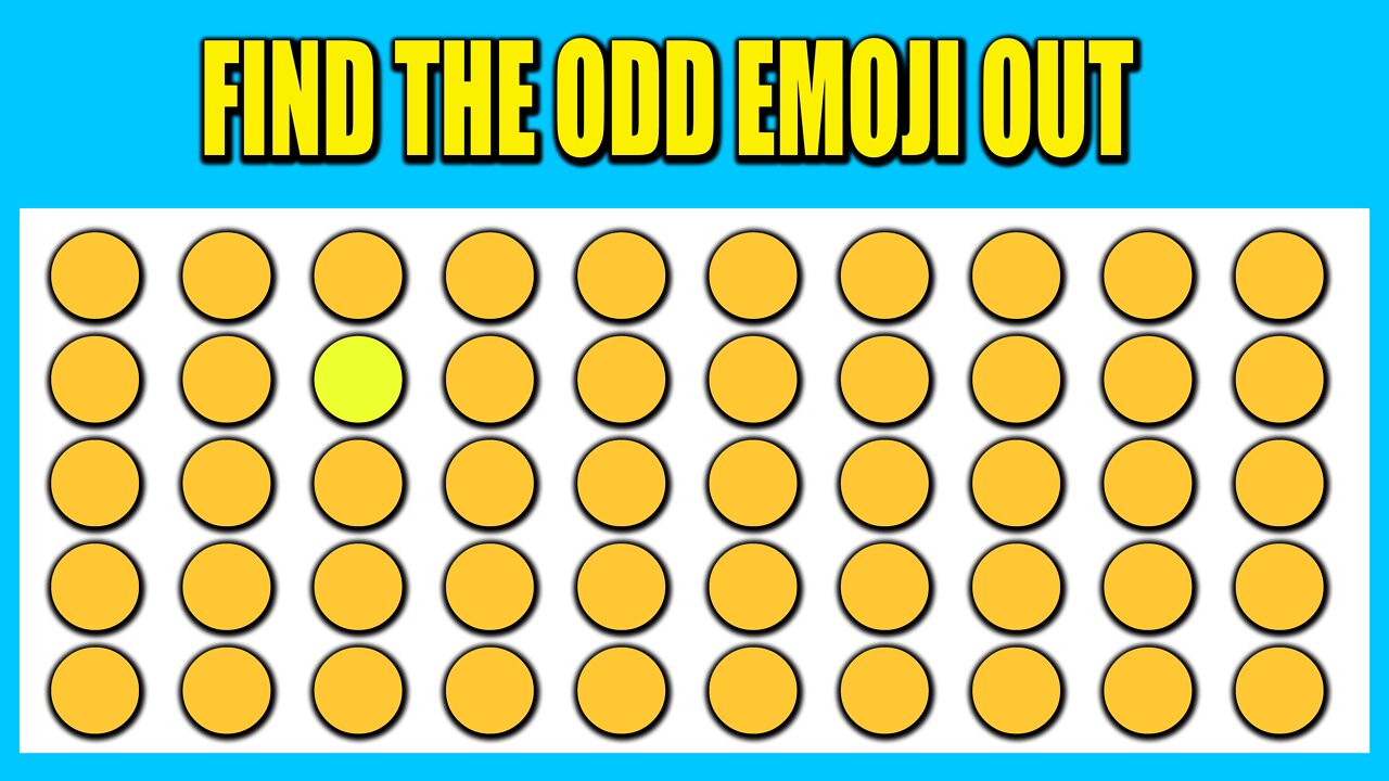 Can You Find the Odd Emoji Out in These Pictures puzzles? Emoji Puzzle Brain games | Odd one out