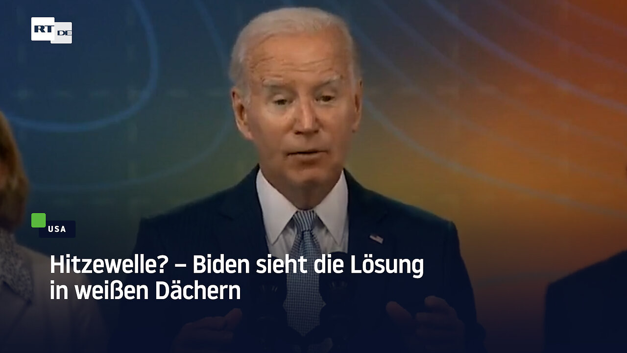 Hitzewelle? – Biden sieht die Lösung in weißen Dächern