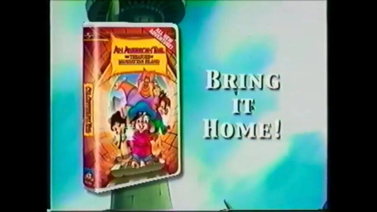 AN AMERICAN TAIL - THE TREASURE OF MANHATTAN ISLAND (1998) VHS TRAILER [#VHSRIP #anamericantailVHS]