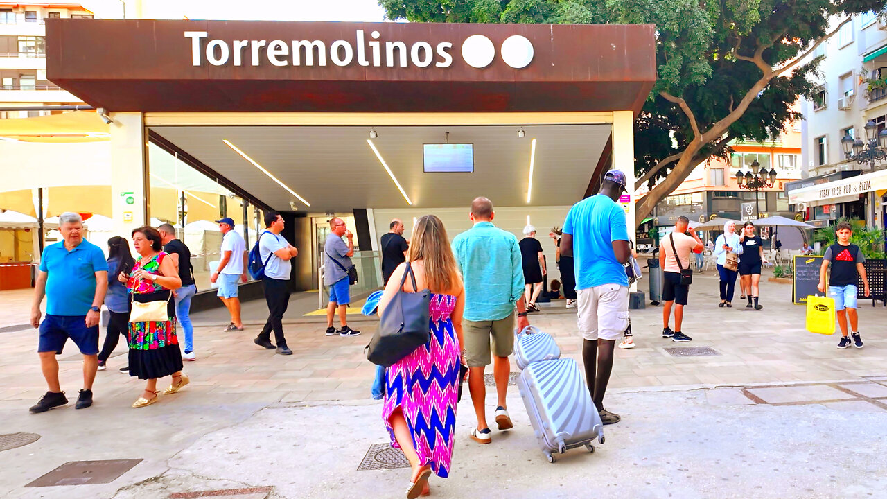 Torremolinos City Center (Train Station) to Beach Front | Spain Costa del Sol