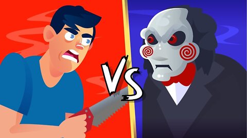 YOU vs JIGSAW (Saw Movie) Could You Defeat and Survive Him -- FUNNY ANIMATION CHALLENGE