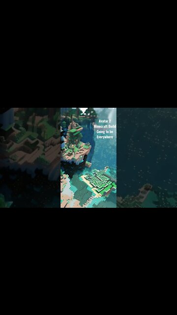 Avatar 2 Minecraft Going to be Everywhere You Building One?#minecraft #avatar2