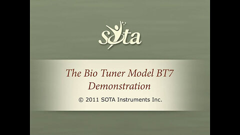 SOTA Bio Tuner - Model BT7 - Demonstration