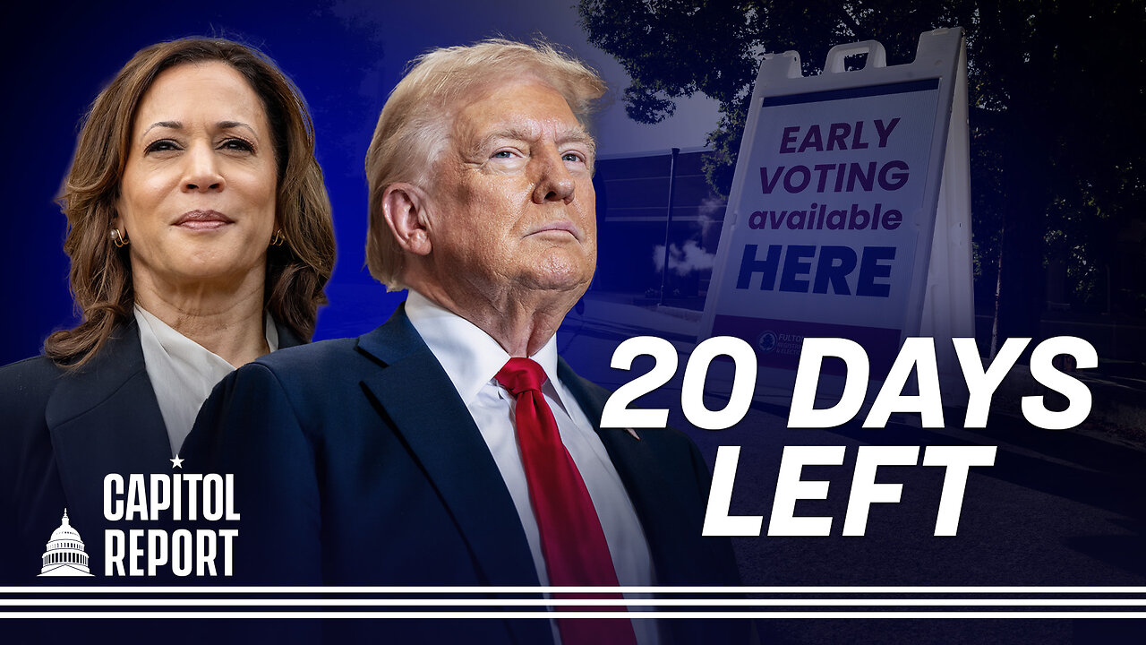 20-Day Countdown to Election Day: Race Remains Tight as Harris and Trump Gear Up for Final Push