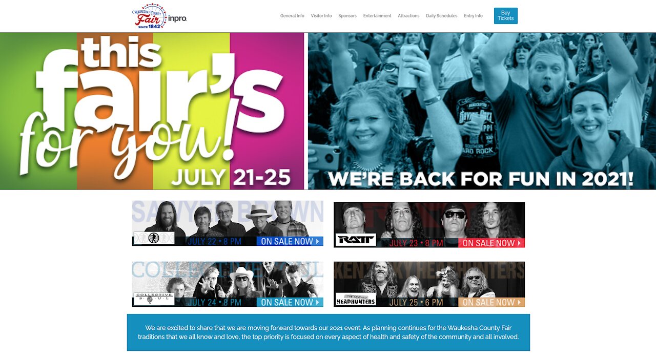 WAUKESHA COUNTY FAIR AD