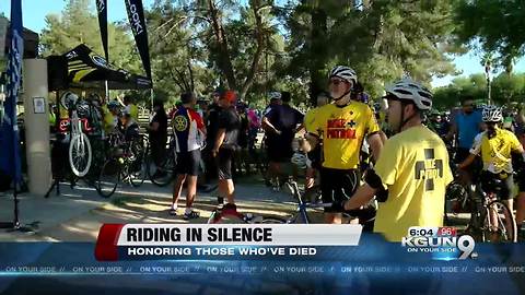 Ride of Silence pays tribute to cyclists killed