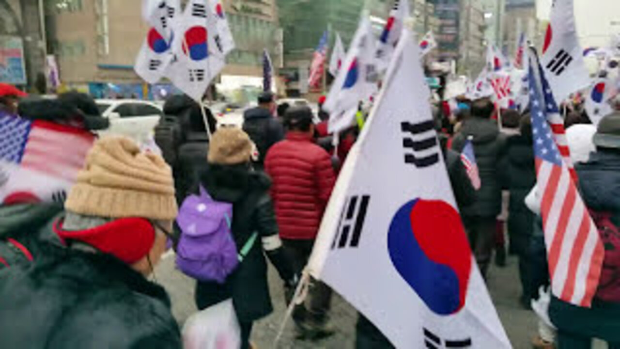 2017년12월30일(토) 태극기집회행진(1)(인천부평역)