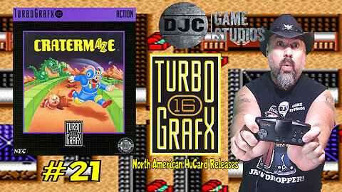 TURBOGRAFX 16 - North American HuCard Releases #21 - "CRATERMAZE"