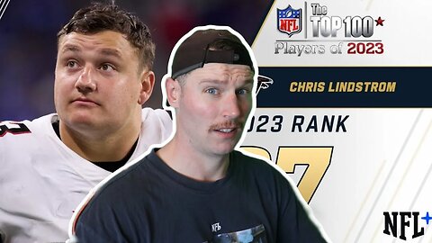 Rugby Player Reacts to CHRIS LINDSTROM (G, Falcons) #87 The Top 100 NFL Players of 2023