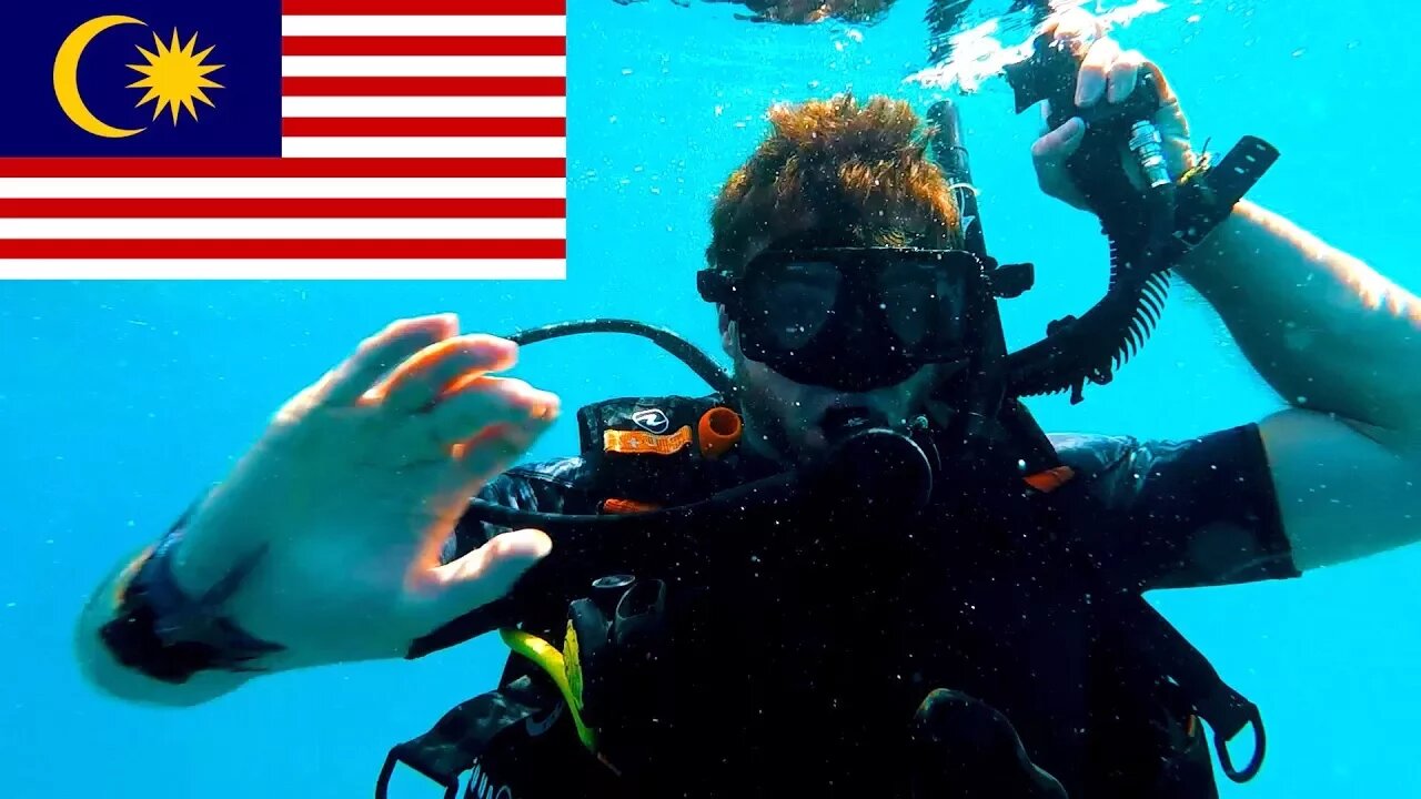 LEARNING TO SCUBA DIVE ON TIOMAN ISLAND, MALAYSIA