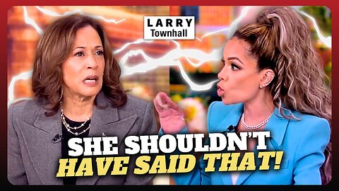 Did Kamala Harris Just RUIN HER CHANCES of Being President on 'The View?'