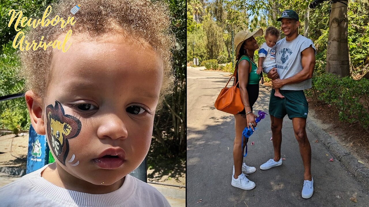 Darius Jackson & Keke Palmer Take Son Leodis To The Zoo! 🦝