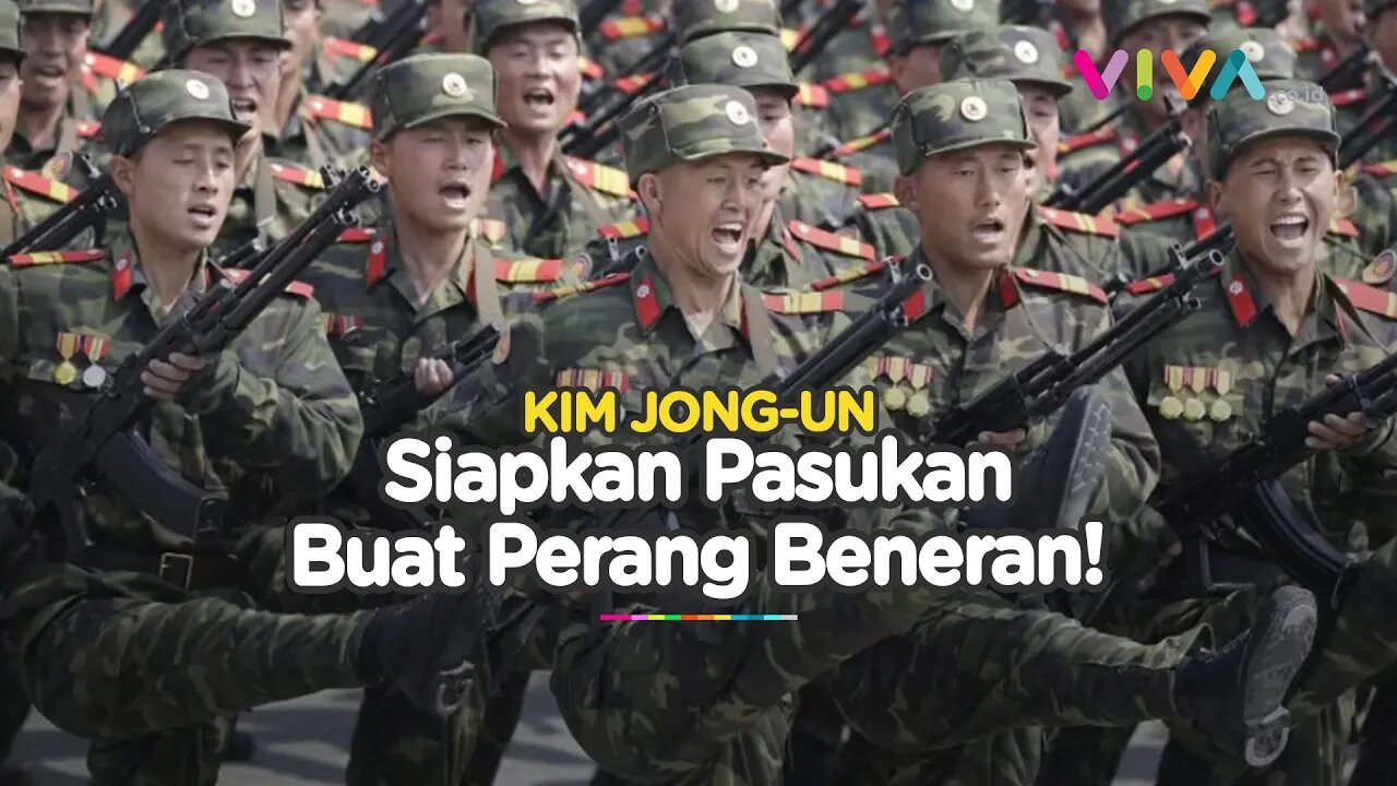 Kim Jong-un Siapkan Pasukan Perang, Mau Lawan Siapa?