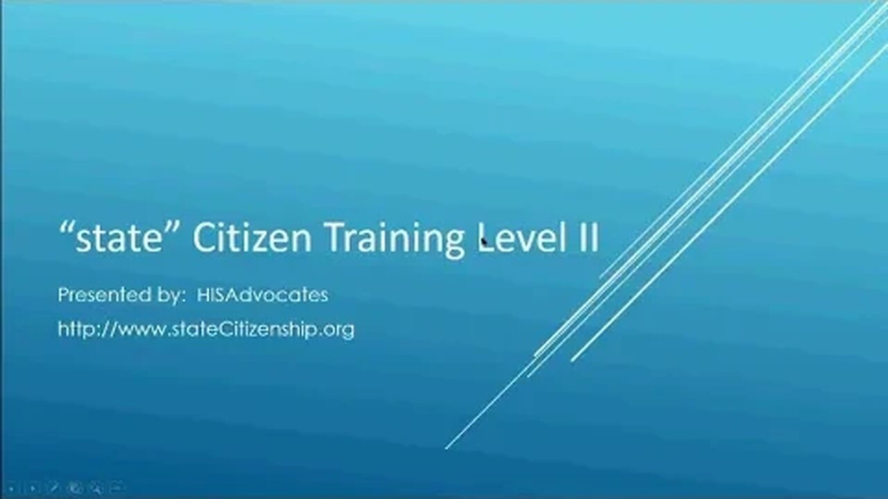 Training-state Citizen Level 2