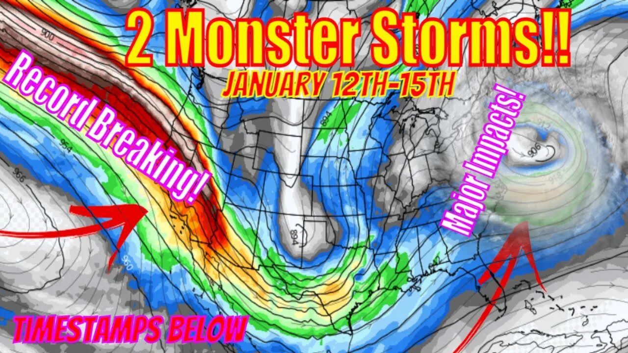 These 2 Monster Storms Will Make NEW Records & More!