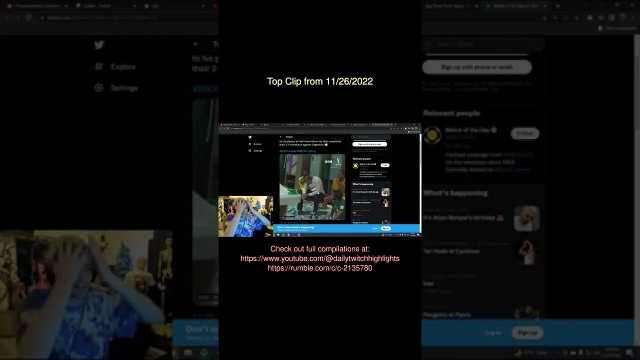 #shorts Top Clip of 11/26/2022