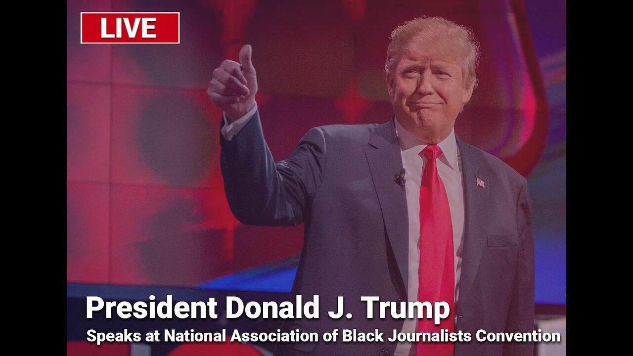 Trump Speaks at National Association of Black Journalists Convention in Chicago - July 31, 2024