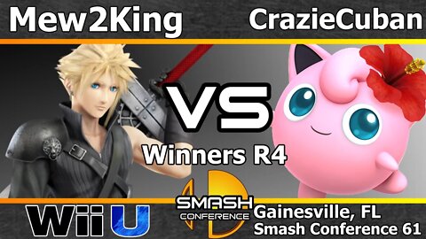 Fox MVG|Mew2King (Cloud) vs. CrazieCuban (Jigglypuff & Diddy) - Winners R4 - SC61