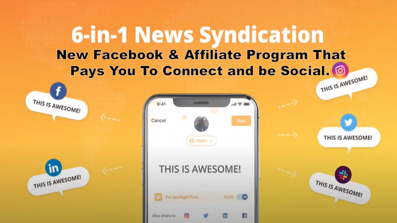 New Facebook & Affiliate Program, All-In-One Personal, Professional & Business Networking. -News