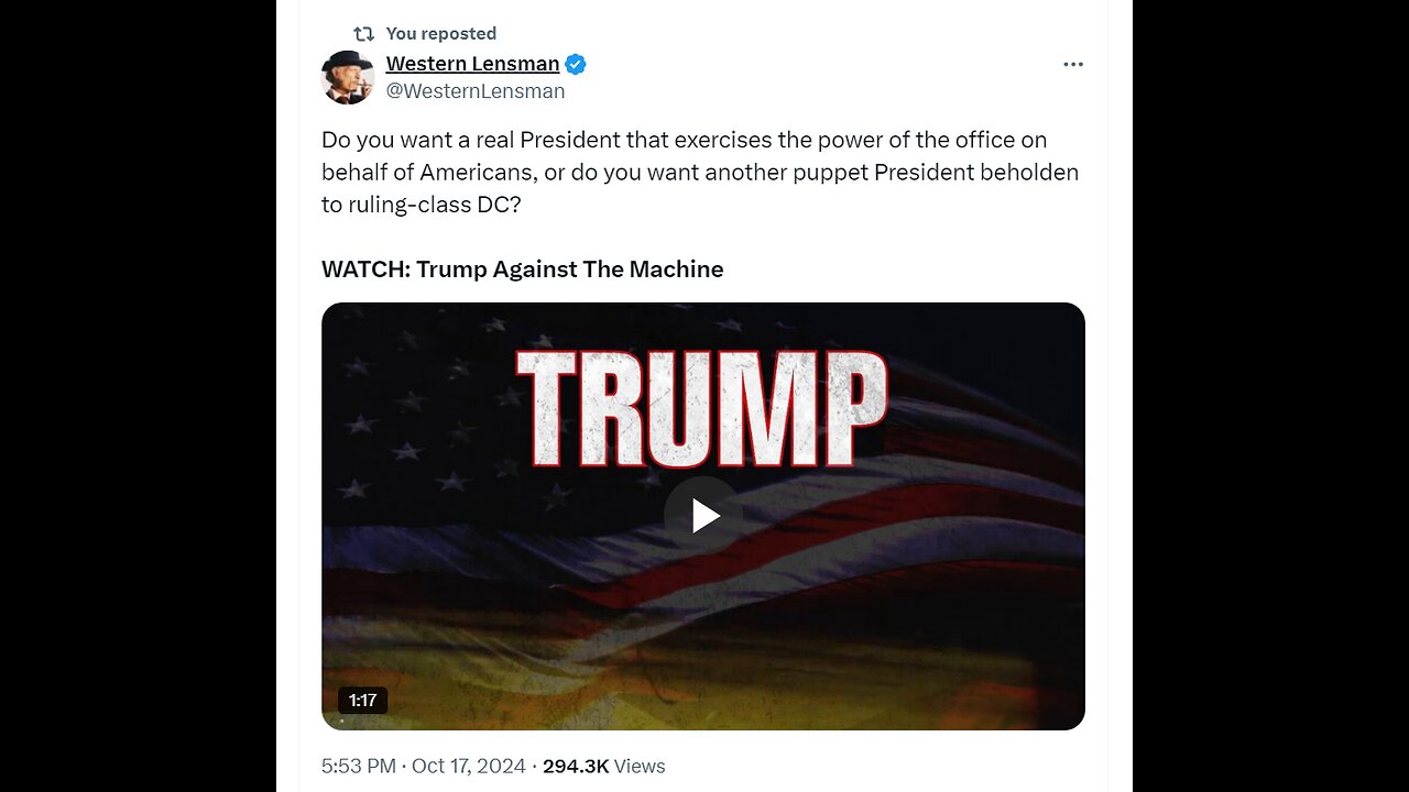 DONALD TRUMP vs THE MACHINE