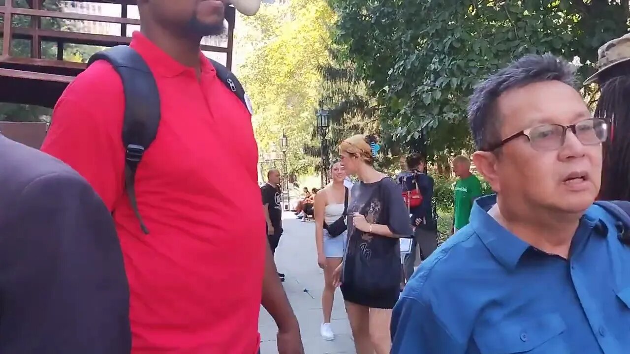 From the @thequeenslink Rally at City Hall Park. 9/6/23