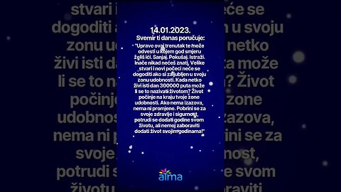 Poruka Svemira 14.01.2023. 💙