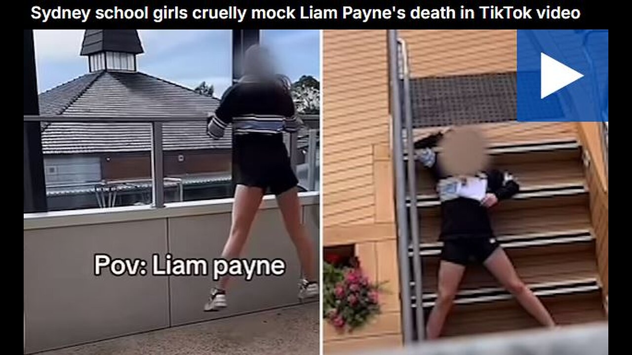 Sydney school girls cruelly mock Liam Payne's death in TikTok video