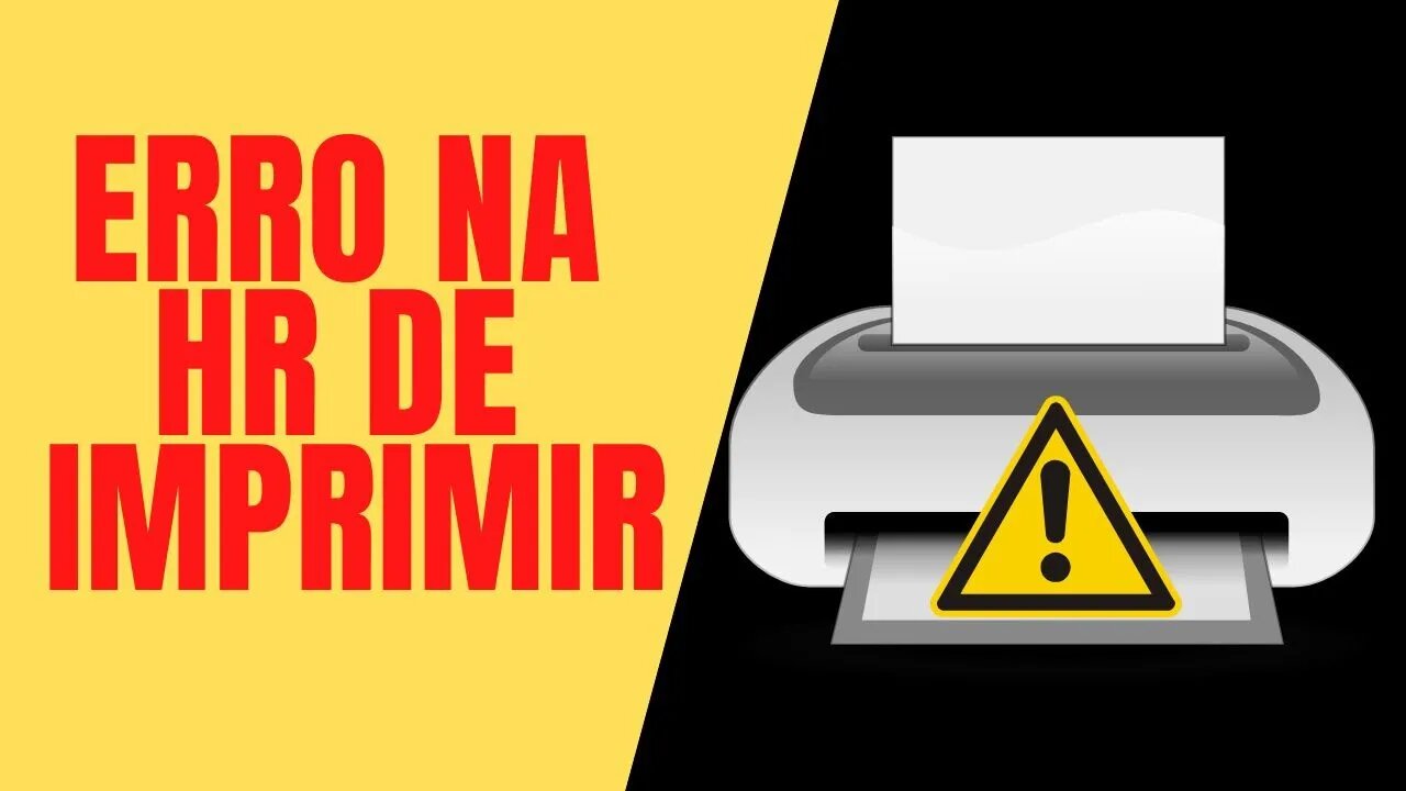 impressora hp com erro não imprimi